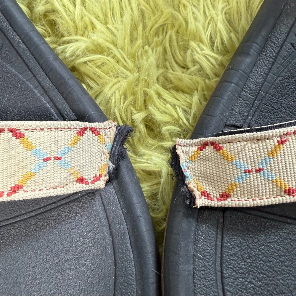 Teva Black Patterned Strap Sandals Size 13 Comfort Outdoor